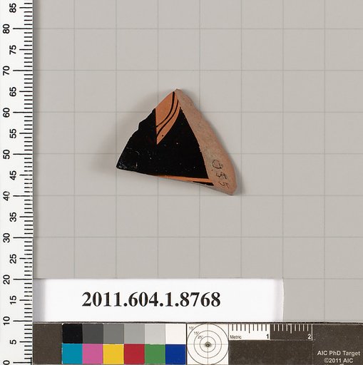 Terracotta fragment of a kylix (drinking cup)