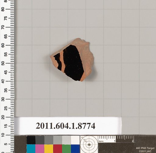 Terracotta fragment of a kylix (drinking cup)