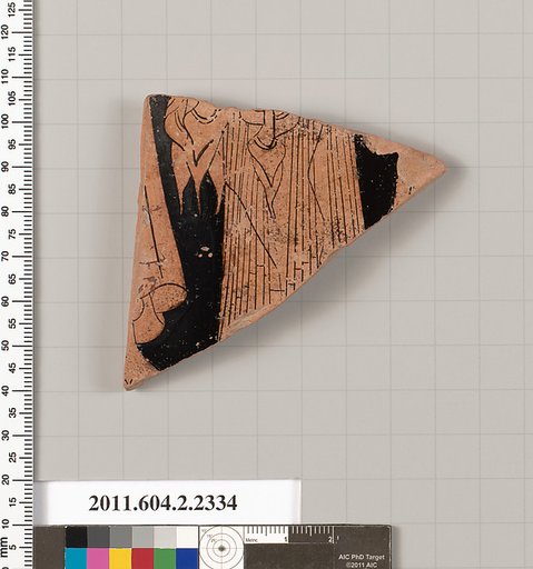 Terracotta fragment of a skyphos (deep drinking cup)?