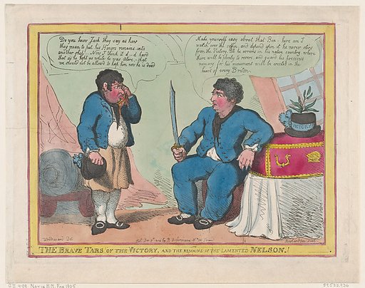 The Brave Tars of the Victory, and The Remains of the Lamented Nelson!