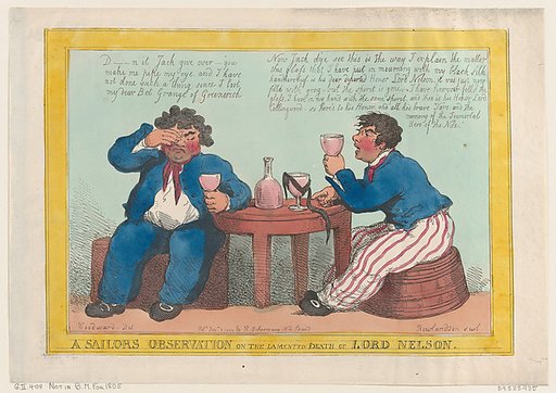 A Sailor's Observation on the Lamented Death of Lord Nelson