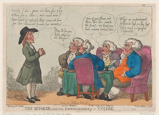The Quaker, and the Commissioners of Excise