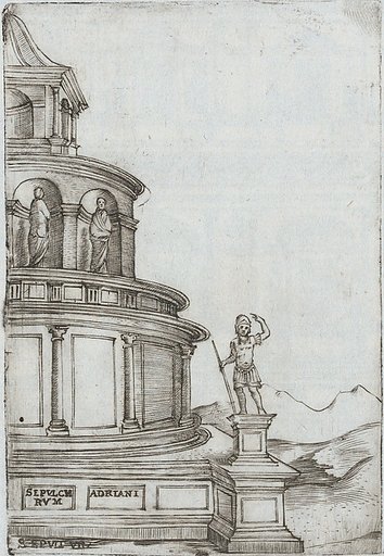 Termae Deocletiani, from a Series of Prints depicting (reconstructed) Buildings from Roman Antiquity
