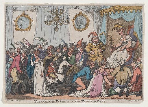 Votaries of Fashion in the Temple of Folly