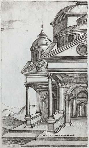 Templum Idor Egito, from a Series of Prints depicting (reconstructed) Buildings from Roman Antiquity