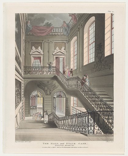 The Hall and Stair Case, British Museum