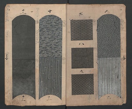 Book of Designs (Tsuchinoto shinsen Komon chō)  己新撰 小紋帳