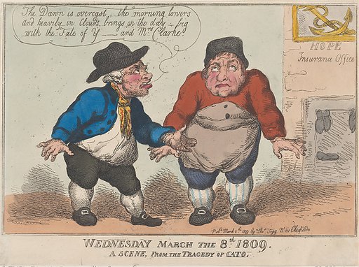 Wednesday March the 8th 1809, A Scene From The Tragedy of Cato