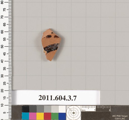 Terracotta fragment of an undetermined shape