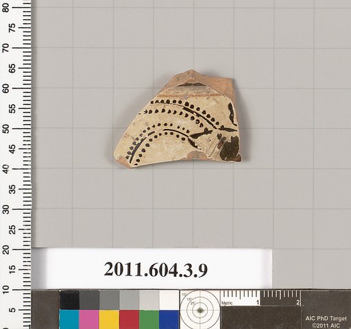 Terracotta fragment of a mastoid?