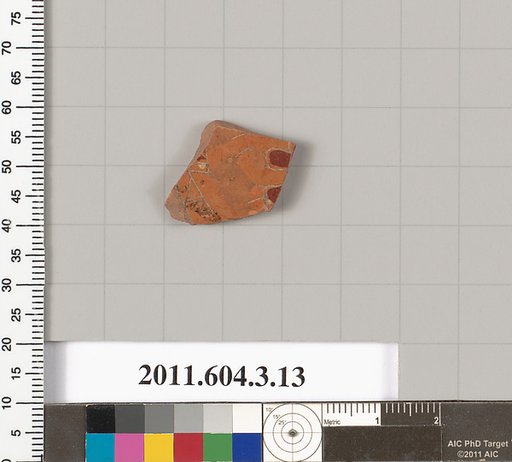 Terracotta fragment of a closed shape