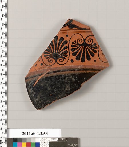 Terracotta fragment of a hydria (water jar)?