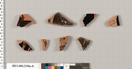 Terracotta fragments of amphorae (jars)