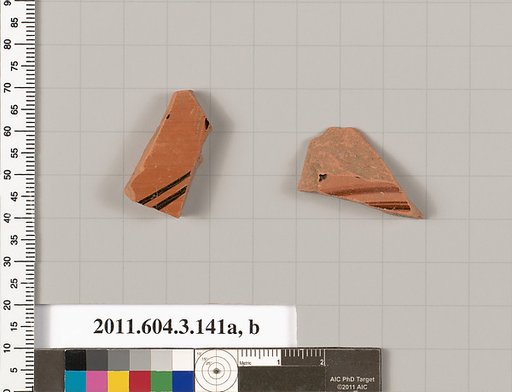 Terracotta fragments from closed shapes