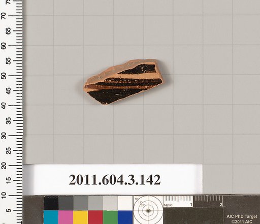 Terracotta fragment from a closed shape