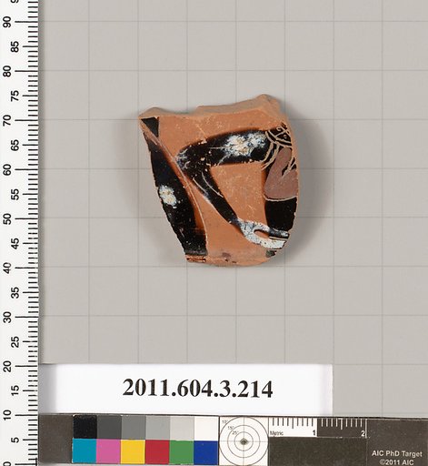 Terracotta fragment of a neck-amphora of Nicosthenic shape (jar)