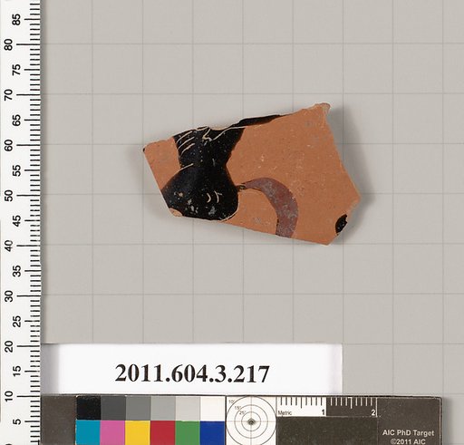 Terracotta fragment of a neck-amphora of Nicosthenic shape (jar)