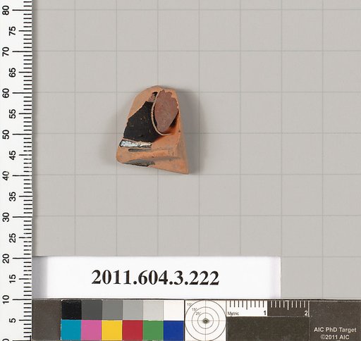Terracotta fragment of a neck-amphora of Nicosthenic shape (jar)