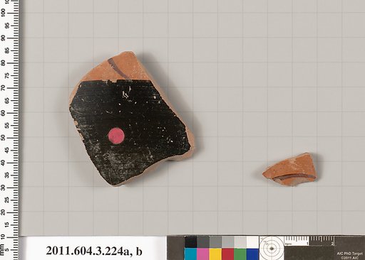 Terracotta fragments of a neck-amphora of Nicosthenic shape (jar)?
