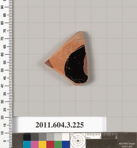 Terracotta fragment of a neck-amphora of Nicosthenic shape (jar)