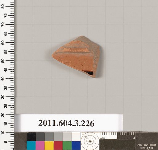 Terracotta fragment of a neck-amphora of Nicosthenic shape (jar)