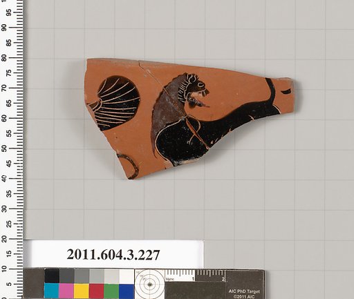 Terracotta fragment of a neck-amphora of Nicosthenic shape (jar)?