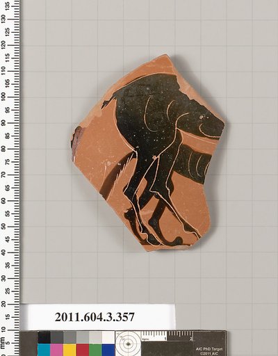 Terracotta fragment of a neck-amphora (jar)