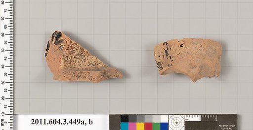 Terracotta fragments of a neck-amphora (jar)