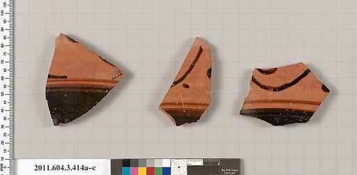 Terracotta fragments of a neck-amphora (jar)