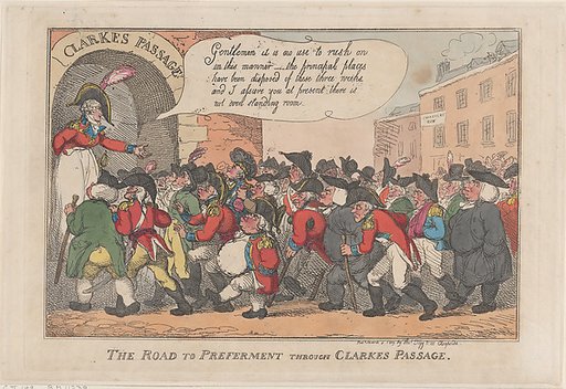 The Road to Preferment Through Clarke's Passage