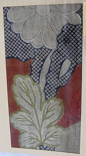 Piece from a Kosode with Partial Chrysanthemum