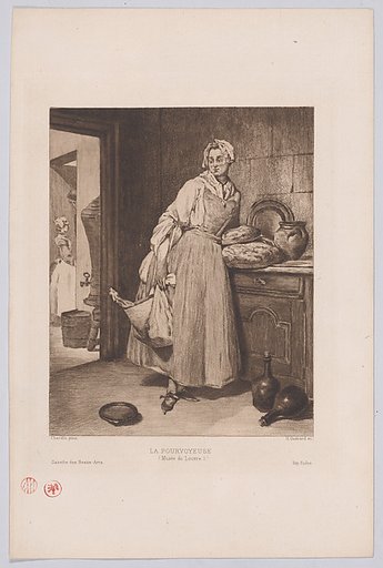 The Supplier, from "Gazette des Beaux-Arts"