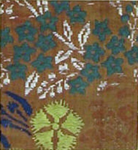 Textile with Autumn Grasses