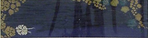 Piece from a Kosode with Incomplete Floral Pattern