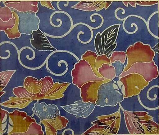 Textile with Peonies