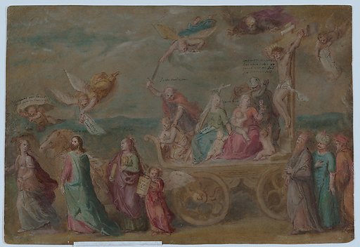 The Triumph of the Word of God, from "Triumph of the Catholic Church" (oil sketch for a painting of the same subject)