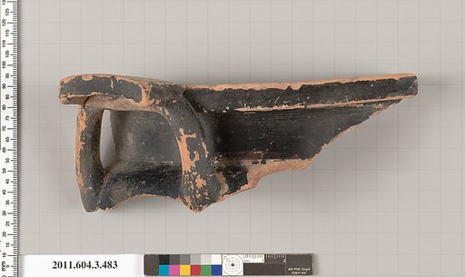 Terracotta fragment of a column-krater (bowl for mixing wine and water)