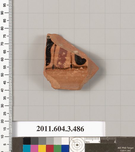 Terracotta fragment of a column-krater (bowl for mixing wine and water)