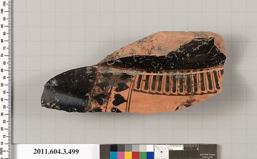 Terracotta fragment of a column-krater (bowl for mixing wine and water)