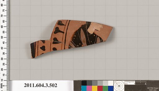 Terracotta fragment of a column-krater (bowl for mixing wine and water)