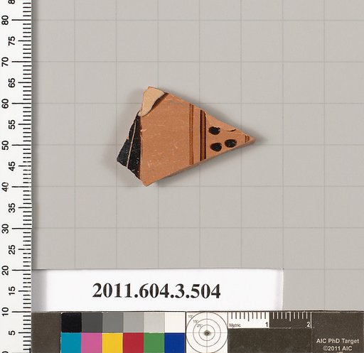 Terracotta fragment of a column-krater (bowl for mixing wine and water)