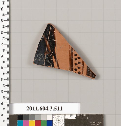Terracotta fragment of a column-krater (bowl for mixing wine and water)