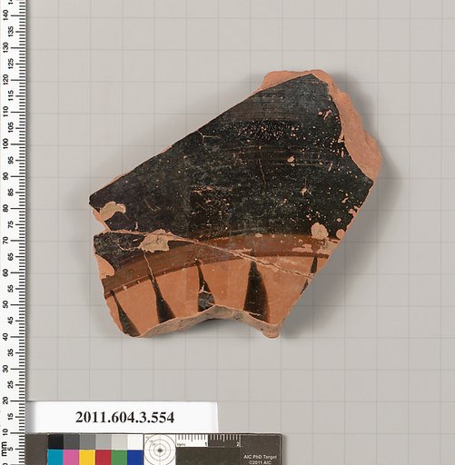Terracotta fragment of a column-krater (bowl for mixing wine and water)