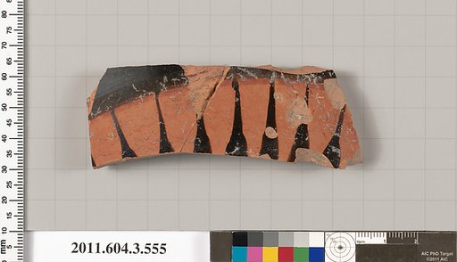 Terracotta fragment of a column-krater (bowl for mixing wine and water)