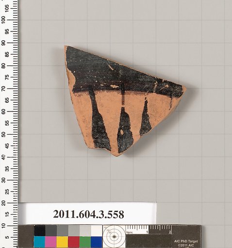 Terracotta fragment of a column-krater (bowl for mixing wine and water)