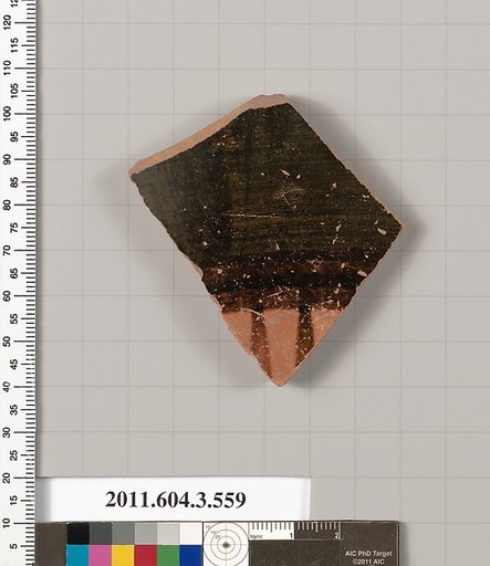 Terracotta fragment of a column-krater (bowl for mixing wine and water)