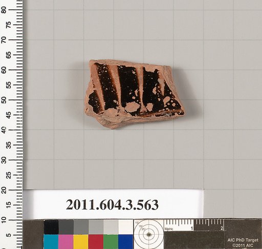 Terracotta fragment of a column-krater (bowl for mixing wine and water)
