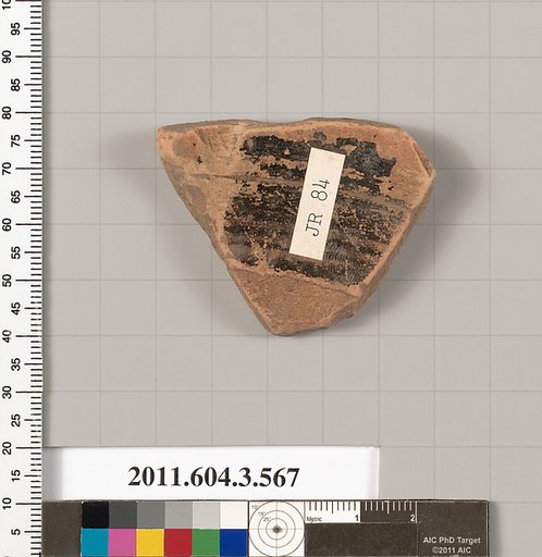 Terracotta fragment of a column-krater (bowl for mixing wine and water)