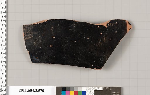 Terracotta fragment of a column-krater (bowl for mixing wine and water)
