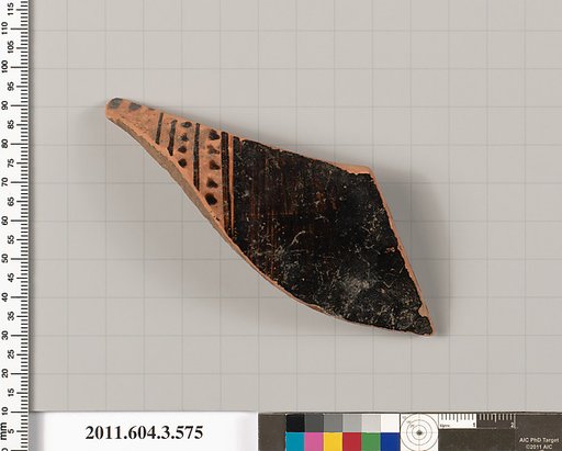 Terracotta fragment of a column-krater (bowl for mixing wine and water)